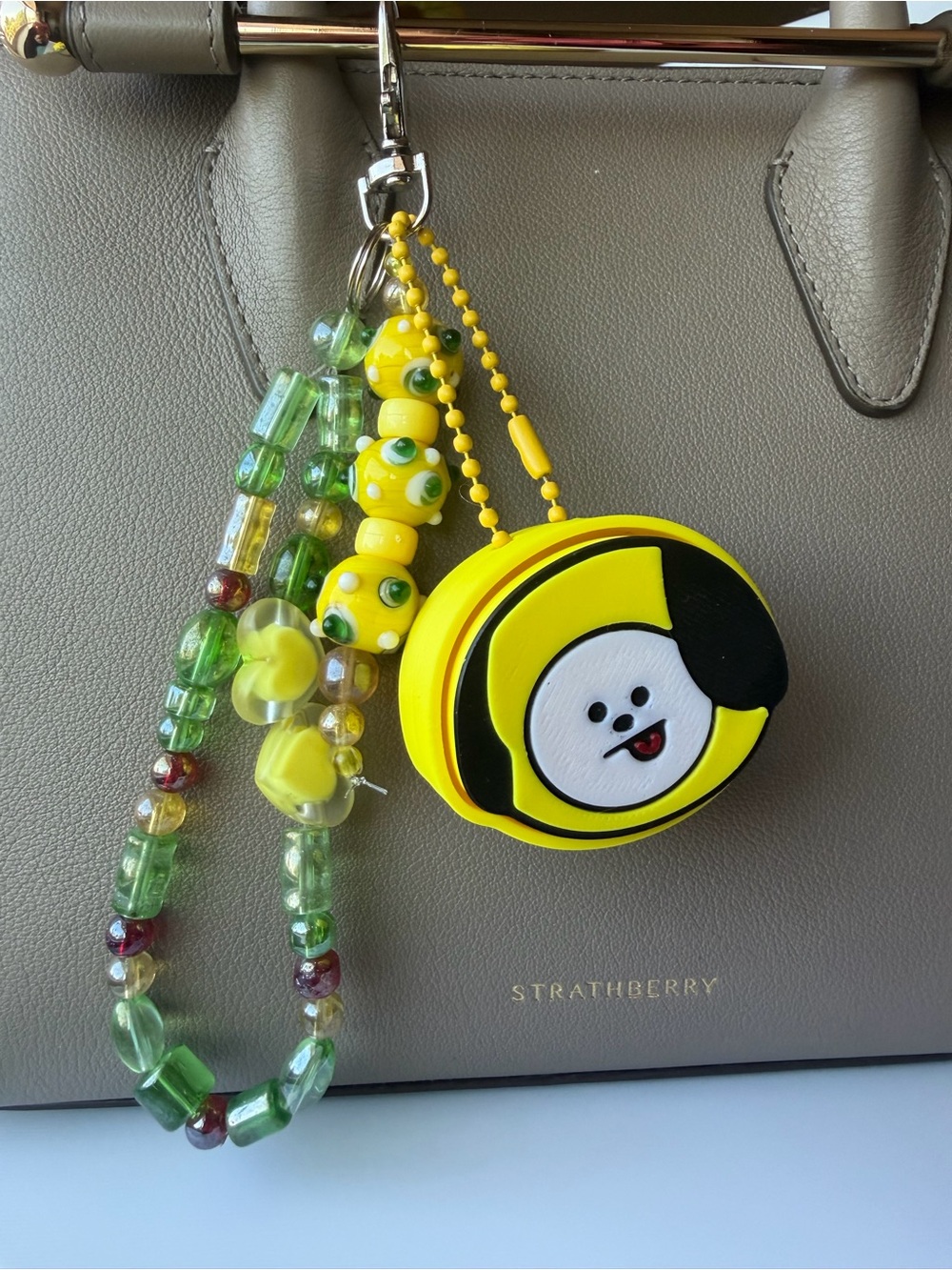 BT21 Chimmy 3d printed clicker with Keychain Bag Charm set
